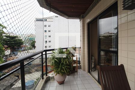 Varanda da Sala de apartamento para alugar com 3 quartos, 104m² em Jacarepaguá, Rio de Janeiro