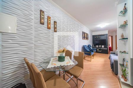 Sala de apartamento à venda com 2 quartos, 56m² em Vila Lutécia, Santo André