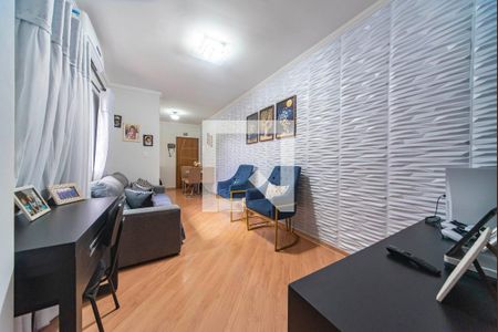 Sala de apartamento à venda com 2 quartos, 56m² em Vila Lutécia, Santo André