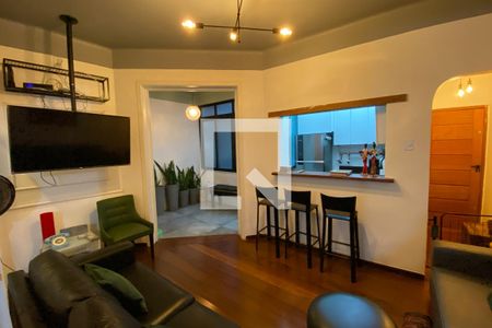 Sala de apartamento à venda com 2 quartos, 47m² em Laranjeiras, Rio de Janeiro
