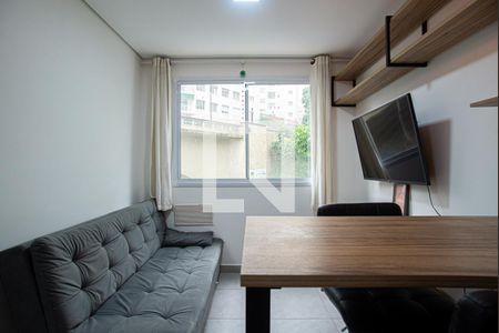 Sala de apartamento para alugar com 1 quarto, 27m² em Bela Vista, São Paulo