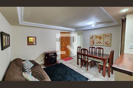 Detalhe Sala de apartamento para alugar com 2 quartos, 60m² em Pompéia, Santos