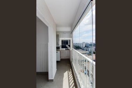 Varanda da Sala de apartamento para alugar com 1 quarto, 42m² em Vila São João, Guarulhos