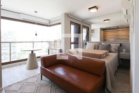 Suíte  de apartamento à venda com 1 quarto, 26m² em Vila Nova Conceição, São Paulo