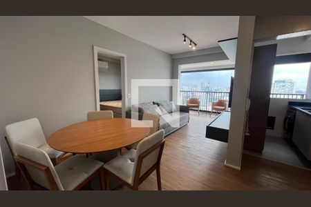 Sala de Jantar de apartamento para alugar com 1 quarto, 47m² em Pinheiros, São Paulo