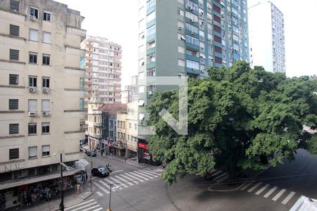 Sala Vista de apartamento à venda com 2 quartos, 51m² em Centro Histórico, Porto Alegre