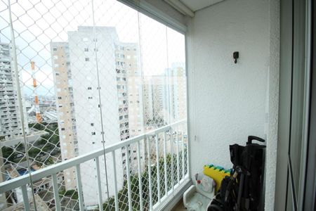 Varanda da Sala de apartamento para alugar com 2 quartos, 56m² em Brás, São Paulo