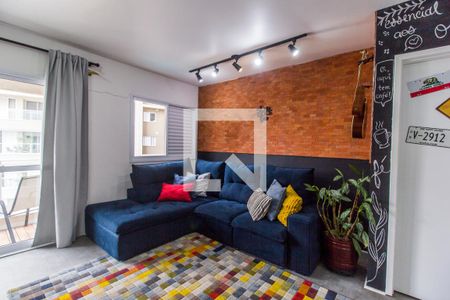 Sala de TV de apartamento para alugar com 1 quarto, 62m² em Bethaville I, Barueri