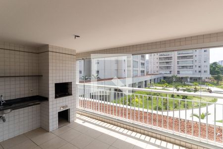 Varanda gourmet de apartamento à venda com 4 quartos, 127m² em Jurubatuba, São Paulo