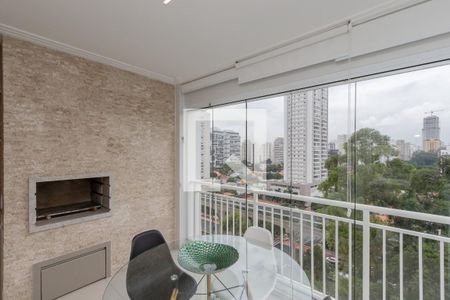 Varanda da Sala de apartamento para alugar com 2 quartos, 67m² em Brooklin, São Paulo