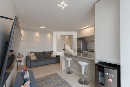 Sala de apartamento para alugar com 2 quartos, 67m² em Brooklin, São Paulo