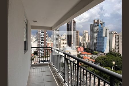 Varanda  da sala  de apartamento para alugar com 2 quartos, 47m² em Vila Pompéia, São Paulo
