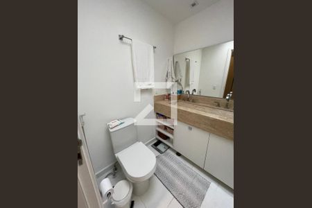 Banheiro da Suíte 1 de casa de condomínio à venda com 3 quartos, 190m² em Cidade São Francisco, São Paulo