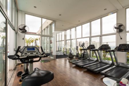 Área comum - Academia de kitnet/studio para alugar com 1 quarto, 38m² em Vila Augusta, Guarulhos