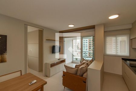 Sala de Estar/Jantar de apartamento para alugar com 1 quarto, 40m² em Centro, Campinas