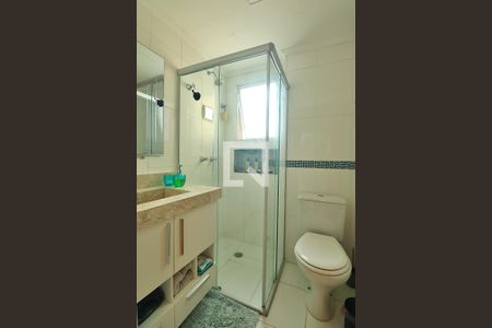 Apartamento à venda com 85m², 3 quartos e 2 vagasBanheiro do Quarto 3 - Suíte