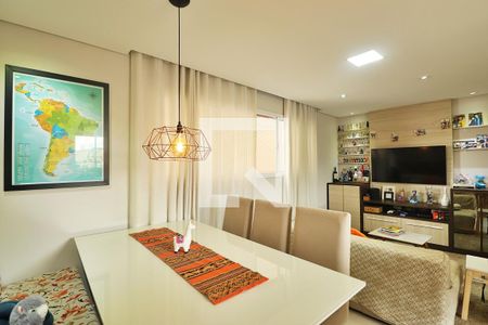 Sala de apartamento à venda com 3 quartos, 85m² em Campestre, Santo André