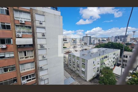Vista da sala de apartamento à venda com 2 quartos, 83m² em Bom Fim, Porto Alegre
