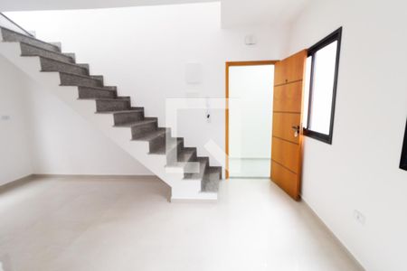 Sala de apartamento à venda com 2 quartos, 83m² em Vila Homero Thon, Santo André