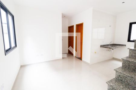 Sala de apartamento para alugar com 2 quartos, 83m² em Vila Homero Thon, Santo André
