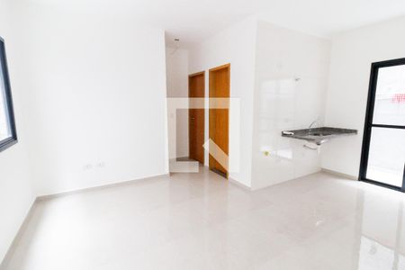 Sala de apartamento para alugar com 2 quartos, 60m² em Vila Homero Thon, Santo André