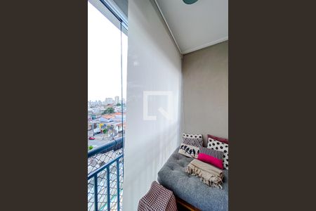 Varanda da Sala de apartamento para alugar com 2 quartos, 52m² em Mooca, São Paulo