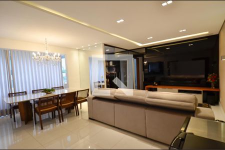 Sala de apartamento para alugar com 3 quartos, 90m² em Lourdes, Belo Horizonte