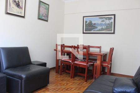 Sala de apartamento para alugar com 1 quarto, 54m² em Centro, São Vicente