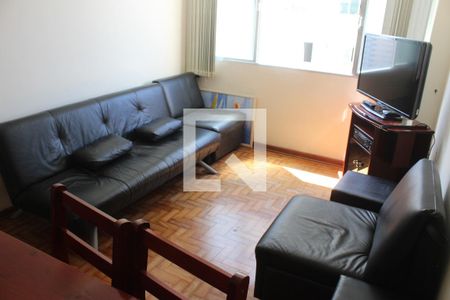 Sala de apartamento para alugar com 1 quarto, 54m² em Centro, São Vicente