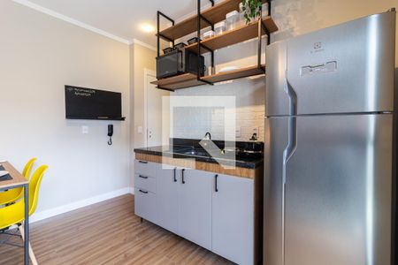 Studio à venda com 27m², 1 quarto e sem vagaCozinha