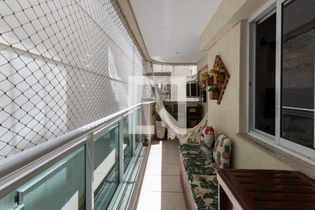 Varanda da Sala de apartamento à venda com 2 quartos, 78m² em Grajaú, Rio de Janeiro