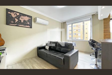 Sala de apartamento à venda com 1 quarto, 43m² em Boa Vista, Porto Alegre