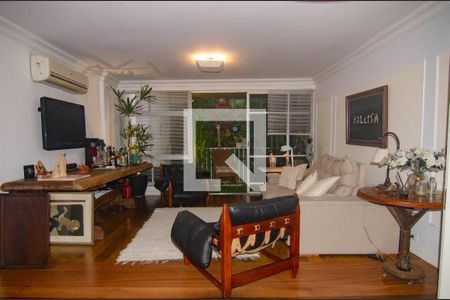 Sala de apartamento para alugar com 3 quartos, 125m² em Gávea, Rio de Janeiro