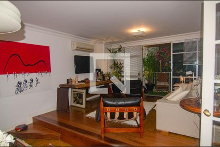 Sala de apartamento para alugar com 3 quartos, 125m² em Gávea, Rio de Janeiro