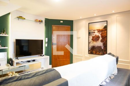 Sala de apartamento para alugar com 3 quartos, 118m² em Parque São Vicente, Mauá