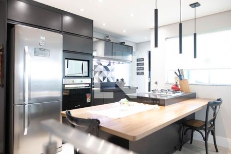 Cozinha de apartamento para alugar com 3 quartos, 118m² em Parque São Vicente, Mauá