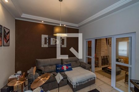 Sala de TV de casa de condomínio para alugar com 4 quartos, 300m² em Loteamento Caminhos de São Conrado (sousas), Campinas