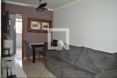 Sala  de apartamento à venda com 2 quartos, 70m² em Tres Barras, Contagem