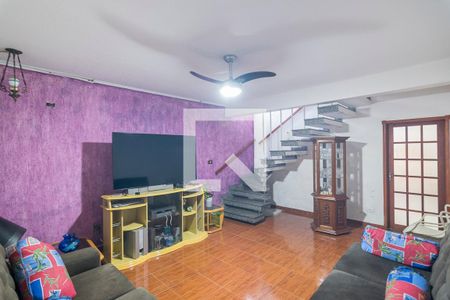 Sala de casa à venda com 3 quartos, 120m² em Santa Maria, Santo André