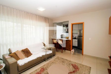 Sala de apartamento à venda com 2 quartos, 70m² em Vale do Sereno, Nova Lima