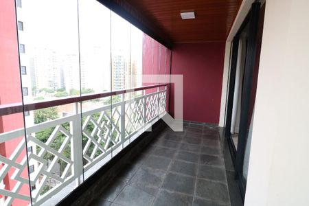 Varanda da Sala de apartamento para alugar com 3 quartos, 125m² em Tatuapé, São Paulo