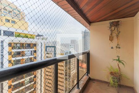 Varanda da Sala de apartamento à venda com 4 quartos, 128m² em Brooklin, São Paulo