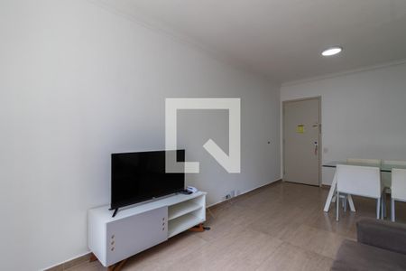 Sala de apartamento para alugar com 1 quarto, 55m² em Indianópolis, São Paulo