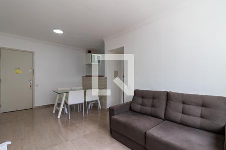 Sala de apartamento para alugar com 1 quarto, 55m² em Indianópolis, São Paulo