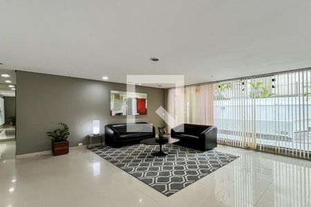 Hall Social de apartamento para alugar com 1 quarto, 55m² em Indianópolis, São Paulo