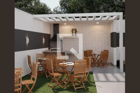 Apartamento à venda com 25m², 1 quarto e sem vaga Apartamento à venda com 25m², 1 quarto e sem vagaÁrea comum - Churrasqueira