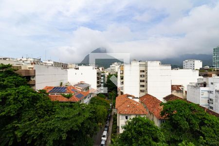 Vista da varanda da sala de apartamento à venda com 2 quartos, 73m² em Leblon, Rio de Janeiro
