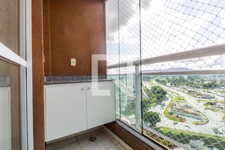 Varanda Sala de TV de apartamento para alugar com 2 quartos, 60m² em Bethaville I, Barueri