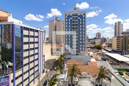 Vista da sala de apartamento à venda com 1 quarto, 45m² em Centro, Campinas