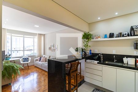 Sala de apartamento à venda com 1 quarto, 45m² em Centro, Campinas